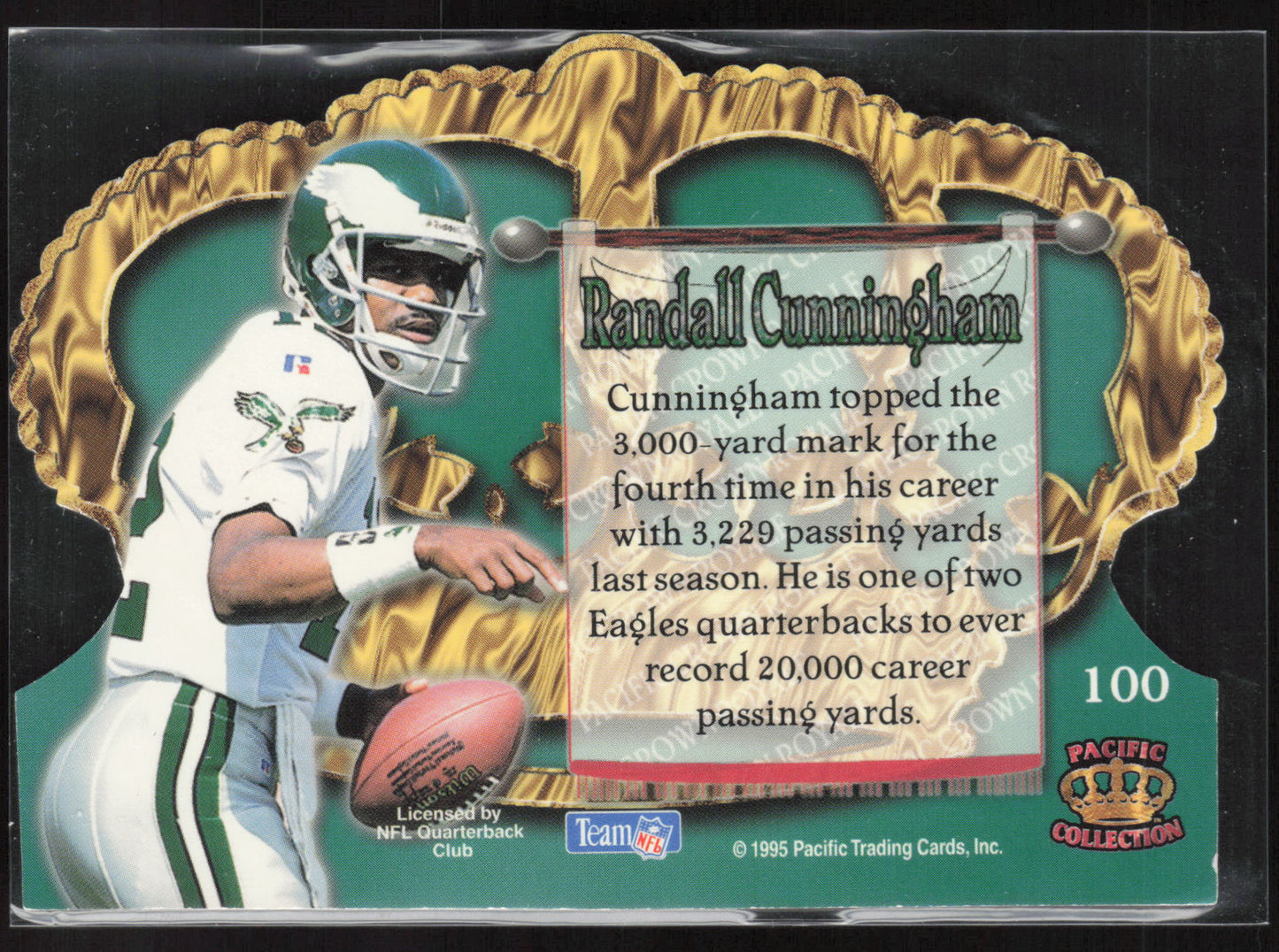 1995 Pacific Crown Royale #100 Randall Cunningham