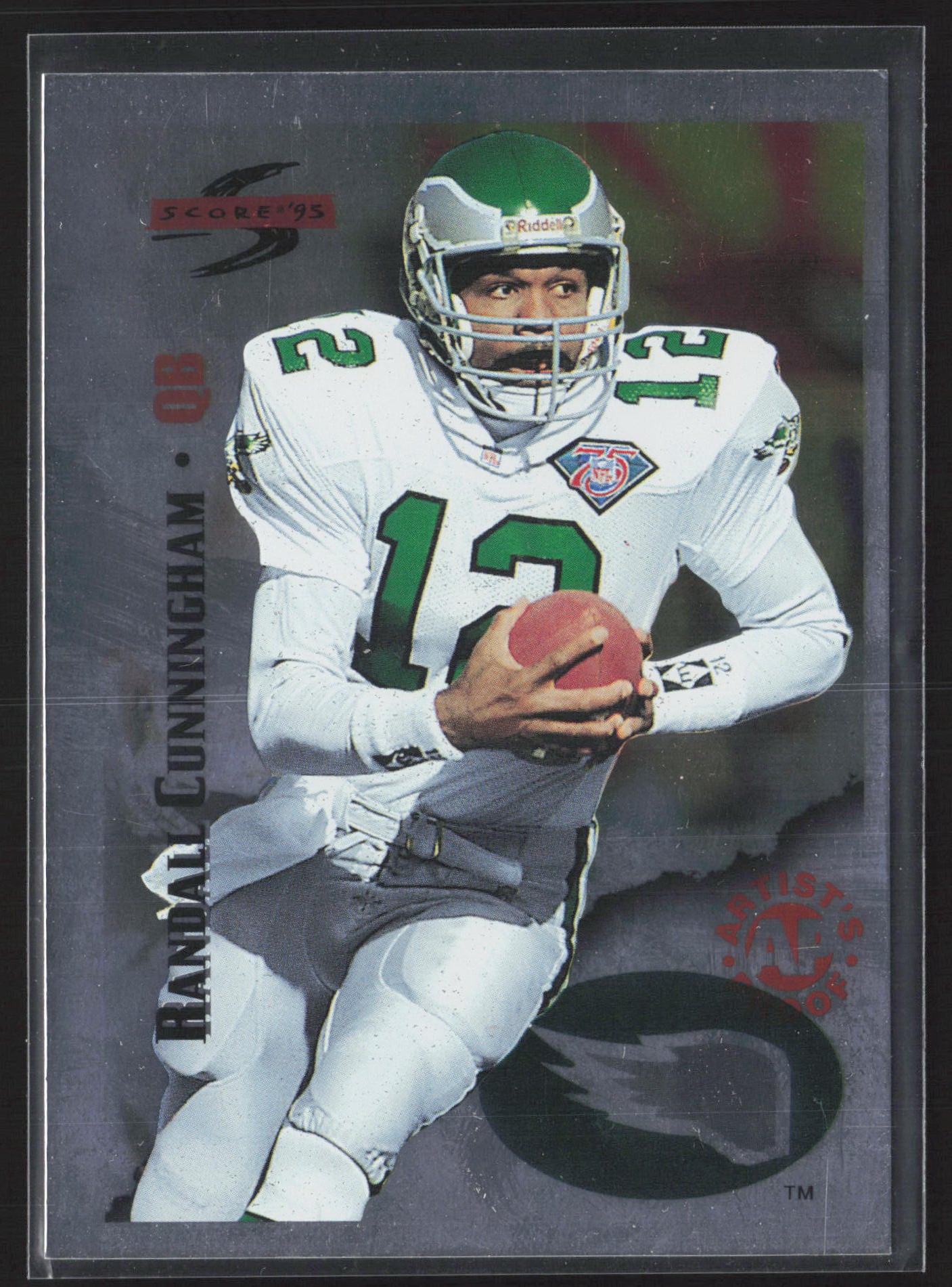 1995 Score #97 Randall Cunningham Red Siege Artist's Proofs