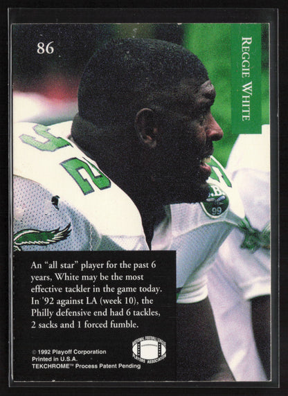 1992 Playoff #86 Reggie White