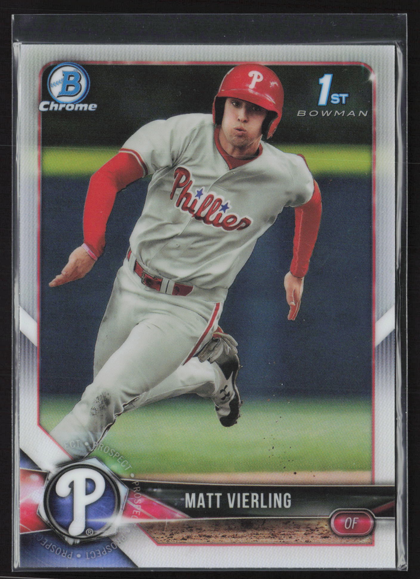 2018 Bowman Draft #BDC-2 Matt Vierling Chrome