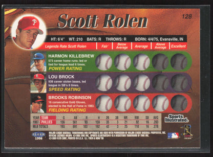 1998 Sports Illustrated Then and Now #128 Scott Rolen