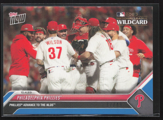 2023 Topps Now #969 Philadelphia Phillies Blue #/49