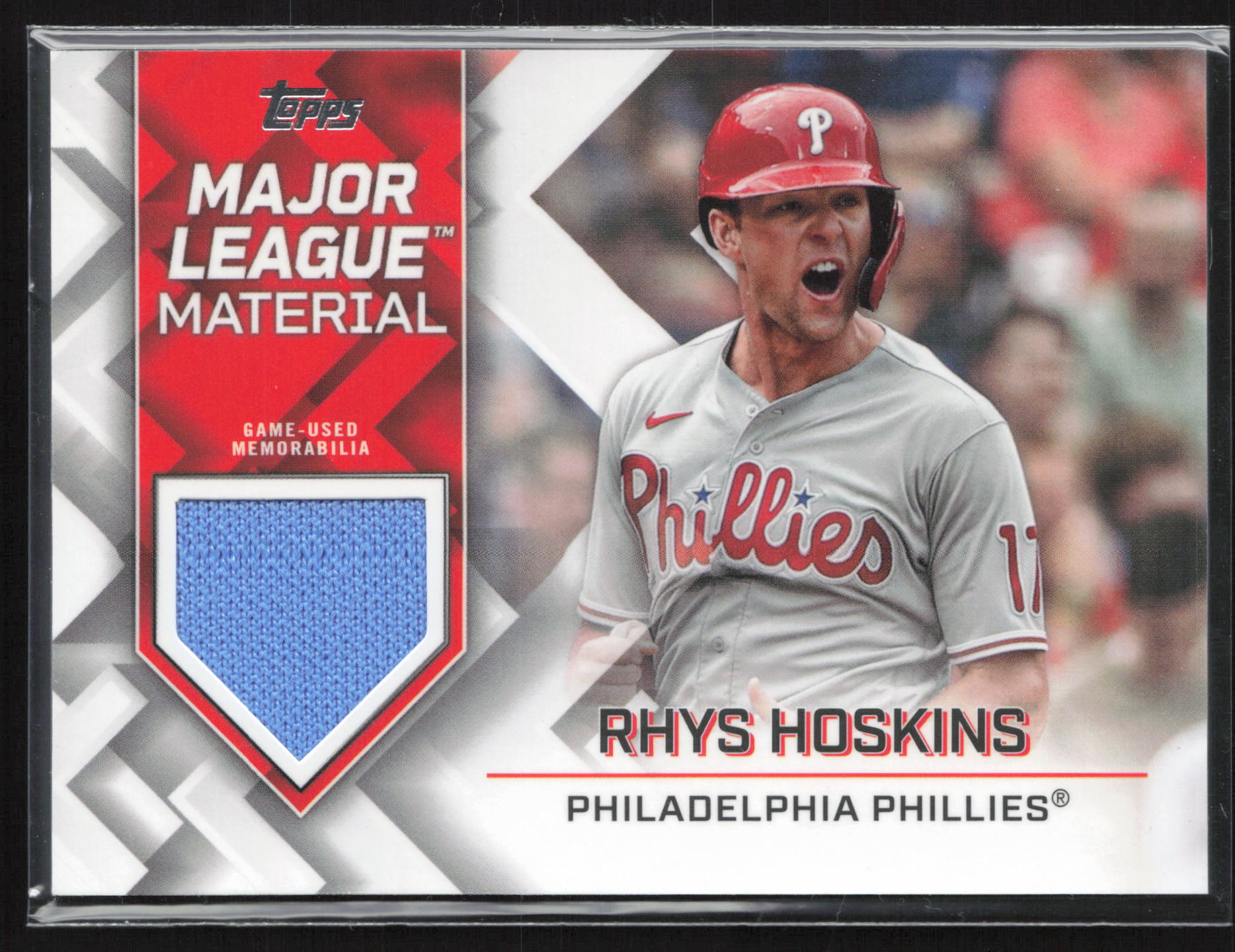 2022 Topps #MLM-RH Rhys Hoskins Major League Material Relics (Series One)