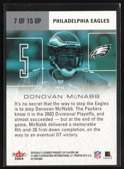 2004 Ultra #7 UP Donovan McNabb Performers