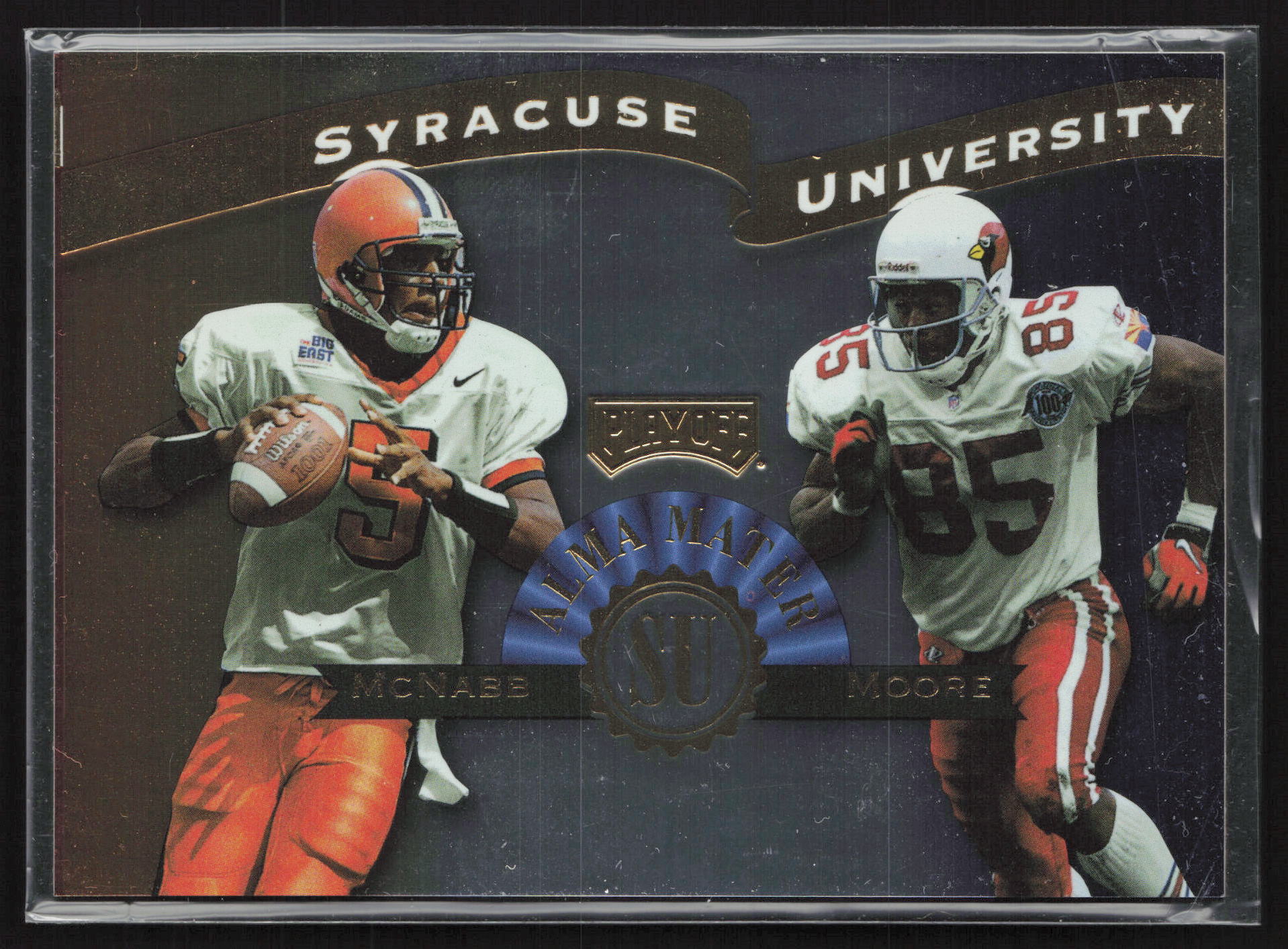 1999 Playoff Prestige EXP #AM23 Donovan McNabb / Rob Moore Alma Maters