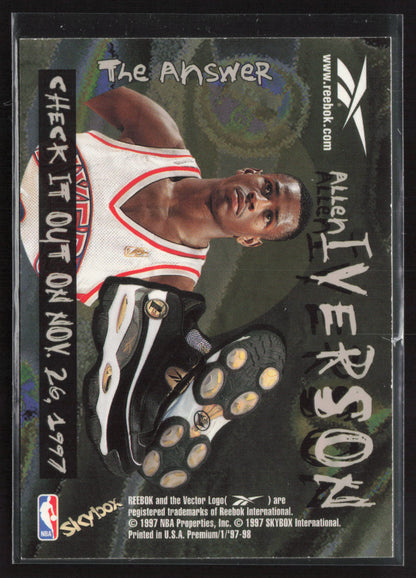 1997-98 SkyBox Premium #NNO Allen Iverson VAR VAR: Shoe Silver