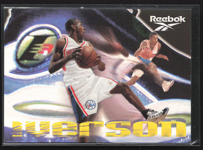 1997-98 SkyBox Premium #NNO Allen Iverson VAR VAR: Shoe Silver