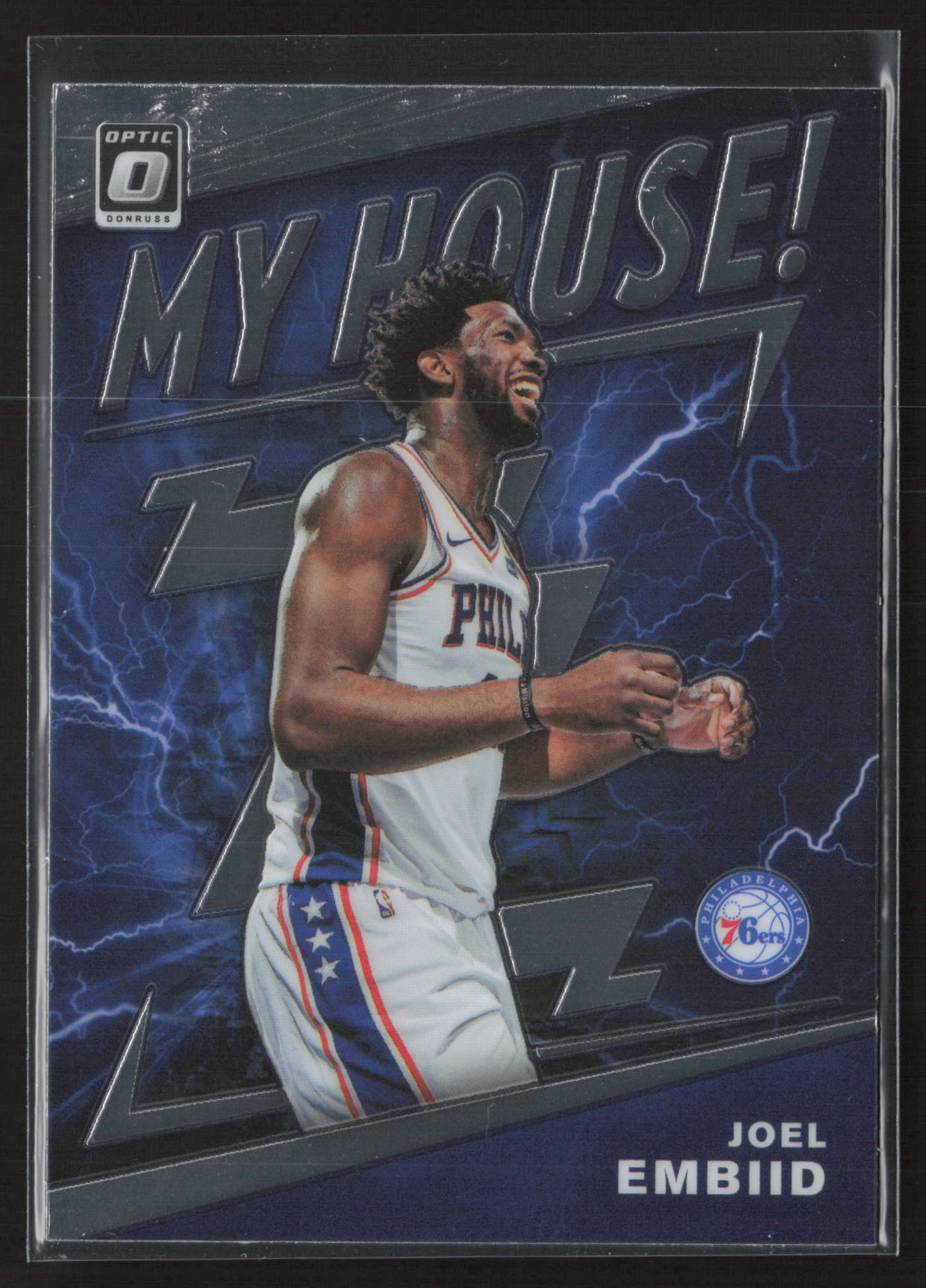 2019-20 Donruss Optic #4 Joel Embiid My House!