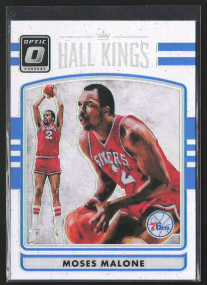 2016-17 Donruss Optic #26 Moses Malone Hall Kings Holo