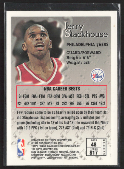 1996-97 Finest #48 Jerry Stackhouse