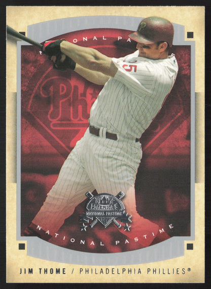 2005 Fleer National Pastime #4 Jim Thome