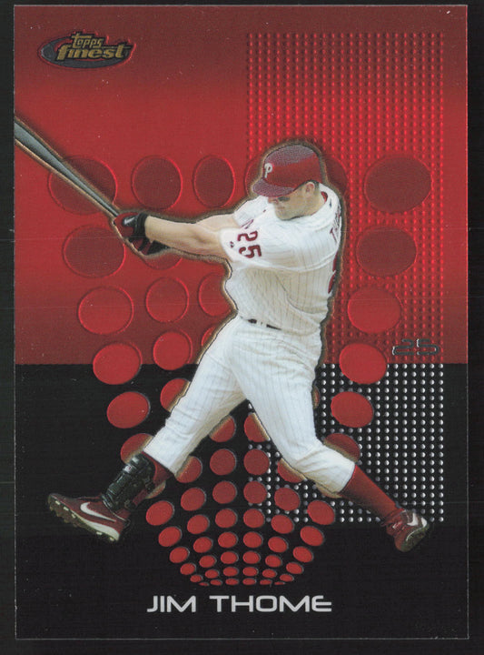 2004 Finest #75 Jim Thome