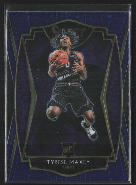 2020-21 Panini Select #174 Tyrese Maxey