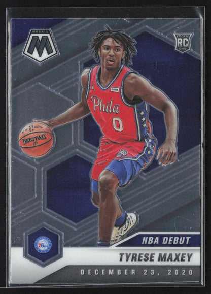 2020-21 Panini Mosaic #263 Tyrese Maxey