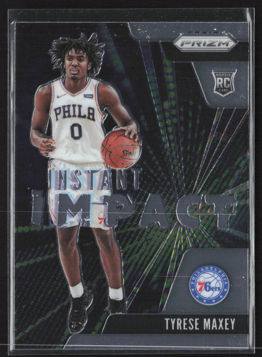 2020-21 Panini Prizm #16 Tyrese Maxey Instant Impact