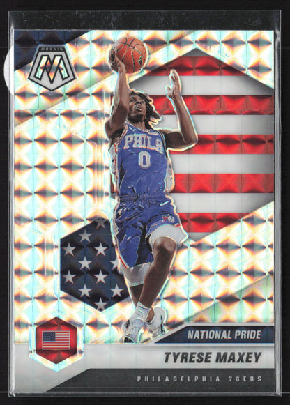 2020-21 Panini Mosaic #259 Tyrese Maxey Mosaic