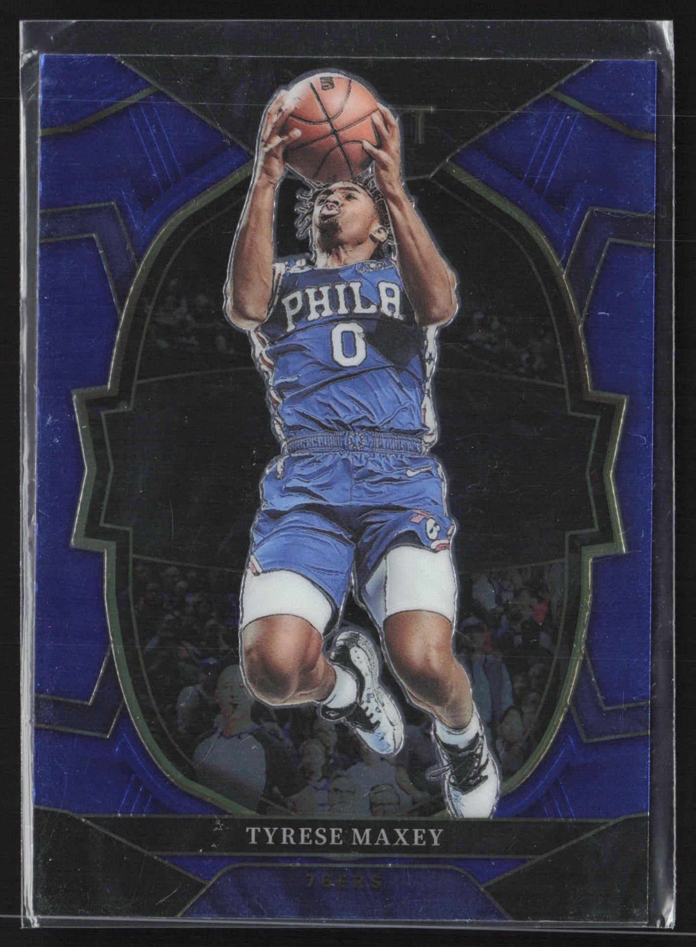 2022-23 Panini Select #9 Tyrese Maxey Blue (Retail Base)