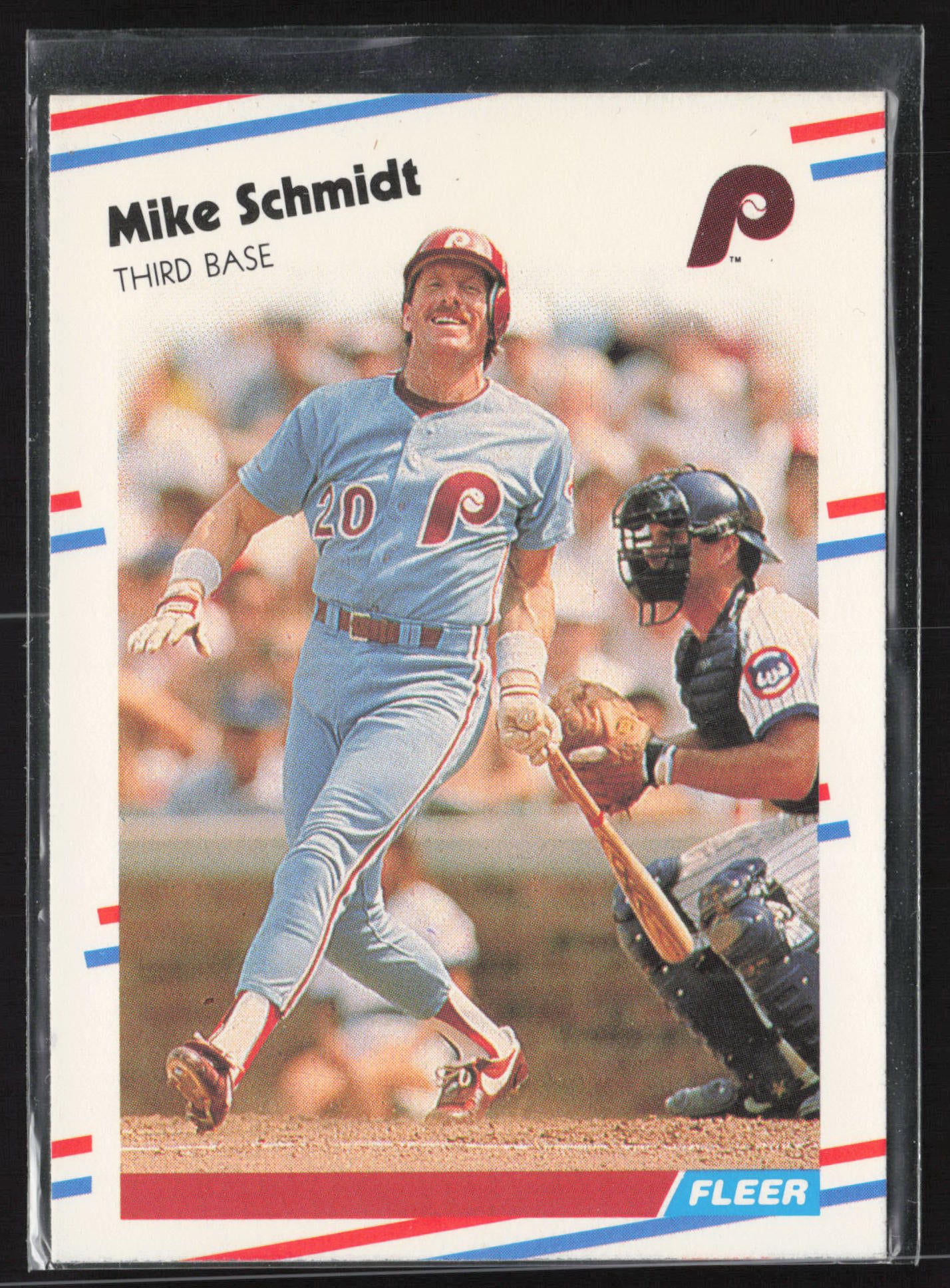 1988 Fleer #315 Mike Schmidt