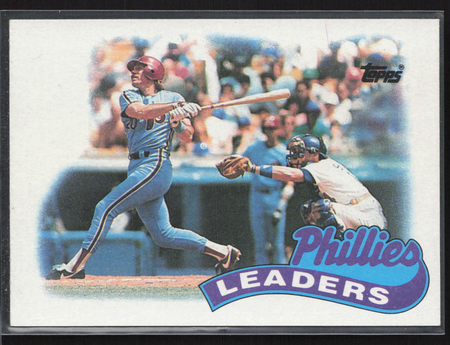 1989 Topps #489 Phillies Leaders