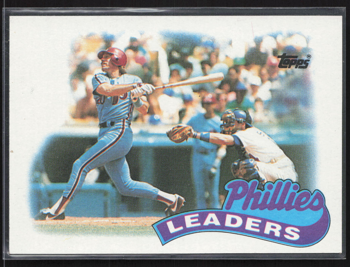 1989 Topps #489 Phillies Leaders