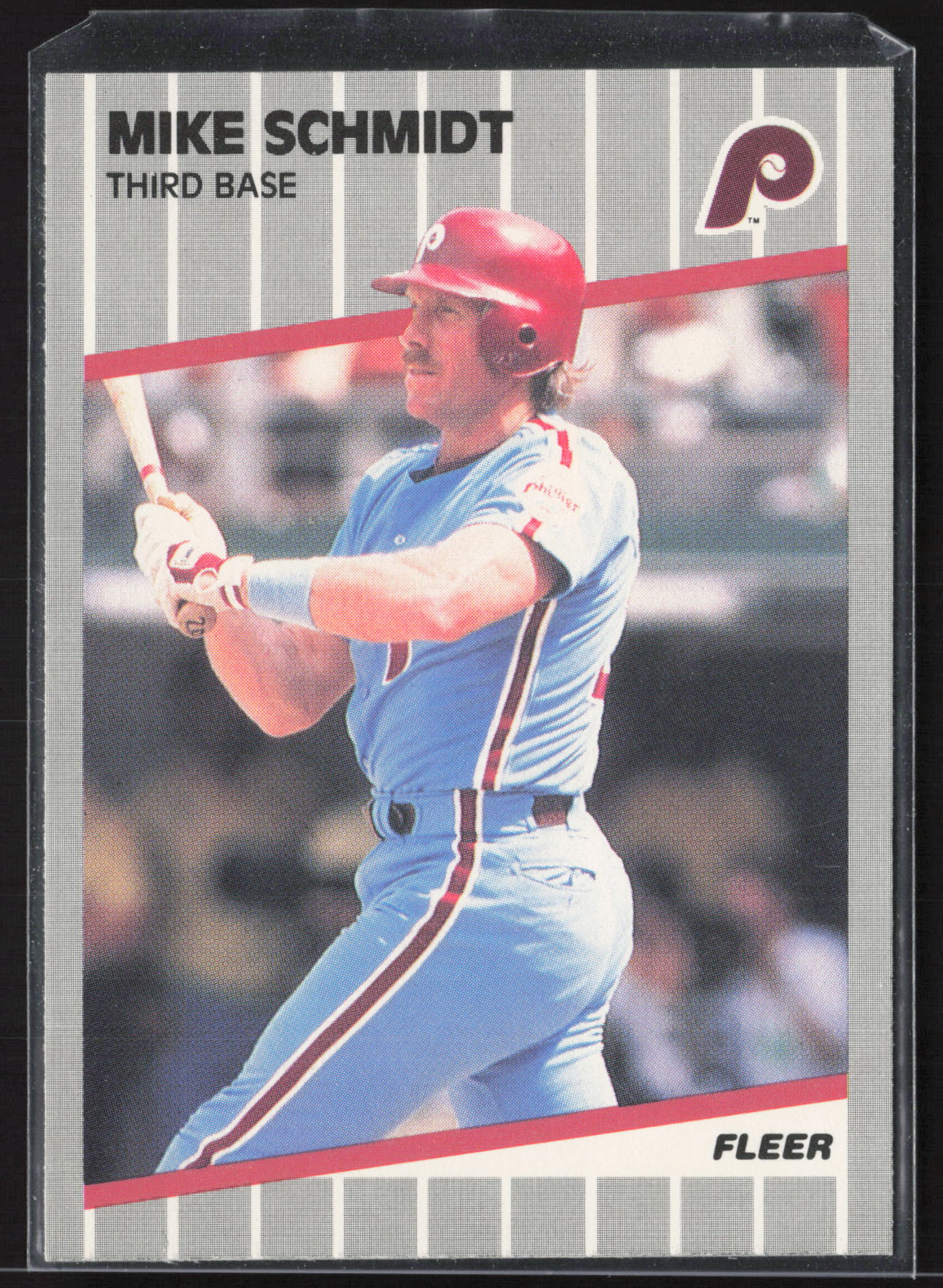 1989 Fleer #582 Mike Schmidt