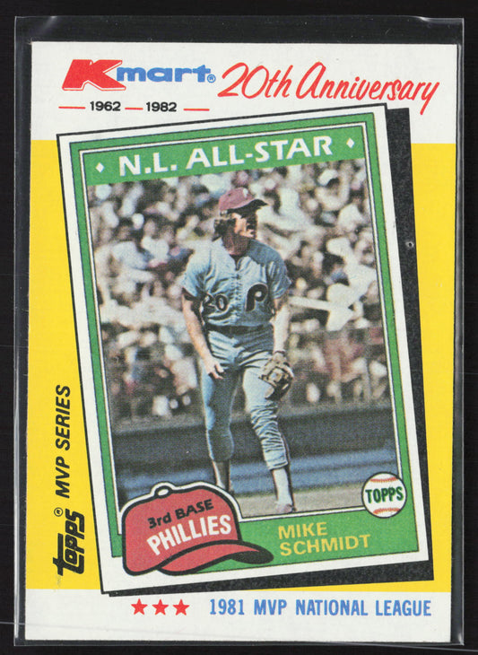 1982 Topps Kmart 20th Anniversary #41 Mike Schmidt