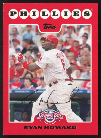 2008 Topps Opening Day #46 Ryan Howard