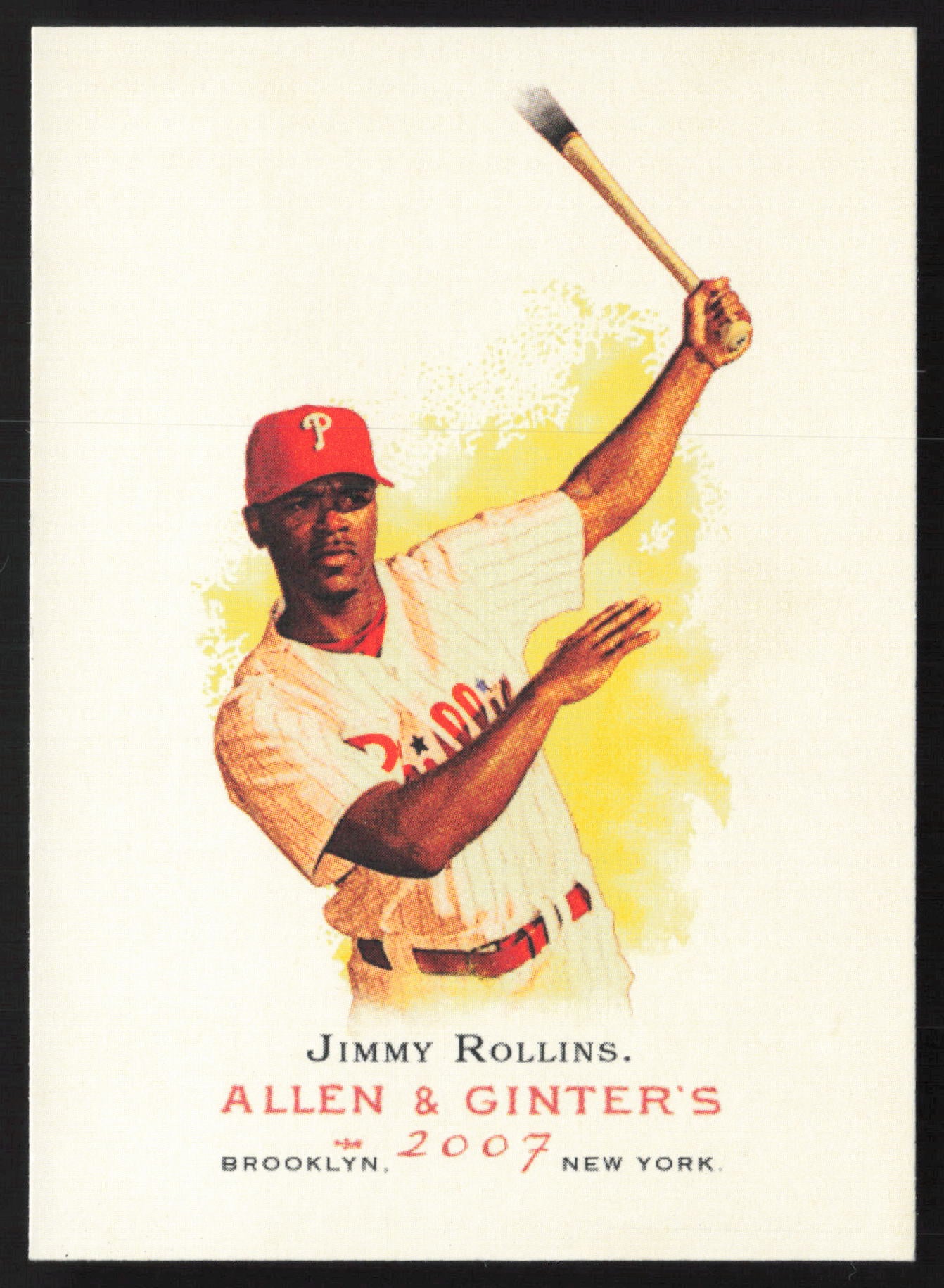 2007 Topps Allen & Ginter #205 Jimmy Rollins