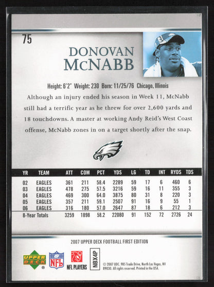 2007 Upper Deck First Edition #75 Donovan McNabb