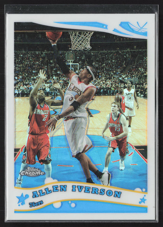 2005-06 Topps Chrome #18 Allen Iverson Refractors #/999